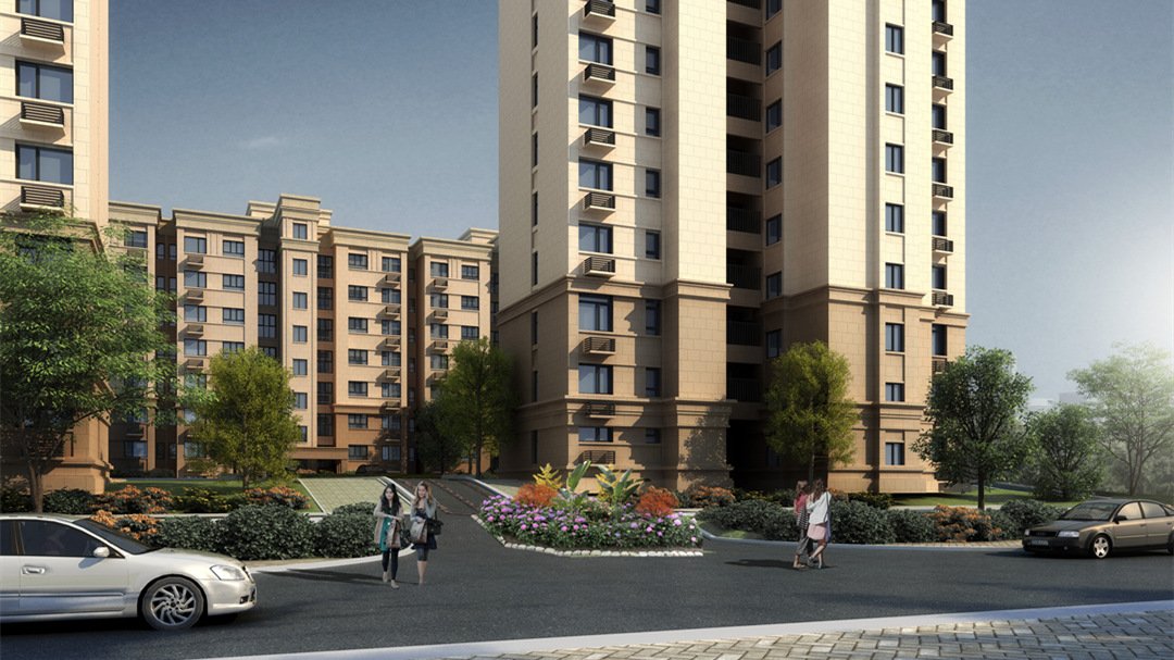 藍岸郡景產(chǎn)權型人才住房項目封頂(圖4)